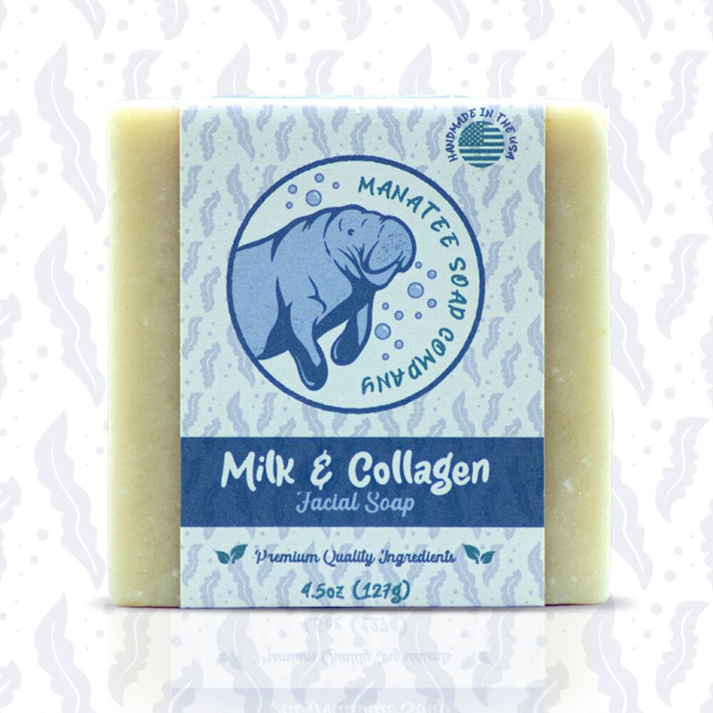 Manatee Soap Co - Milk & Collagen Facial Soap